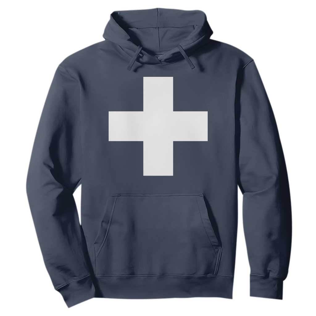 Swiss Vintage Cross Flag Switzerland Hoodie