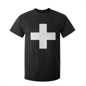 Swiss Vintage Cross Flag Switzerland T Shirt For Kid