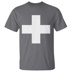 Swiss Vintage Cross Flag Switzerland T Shirt