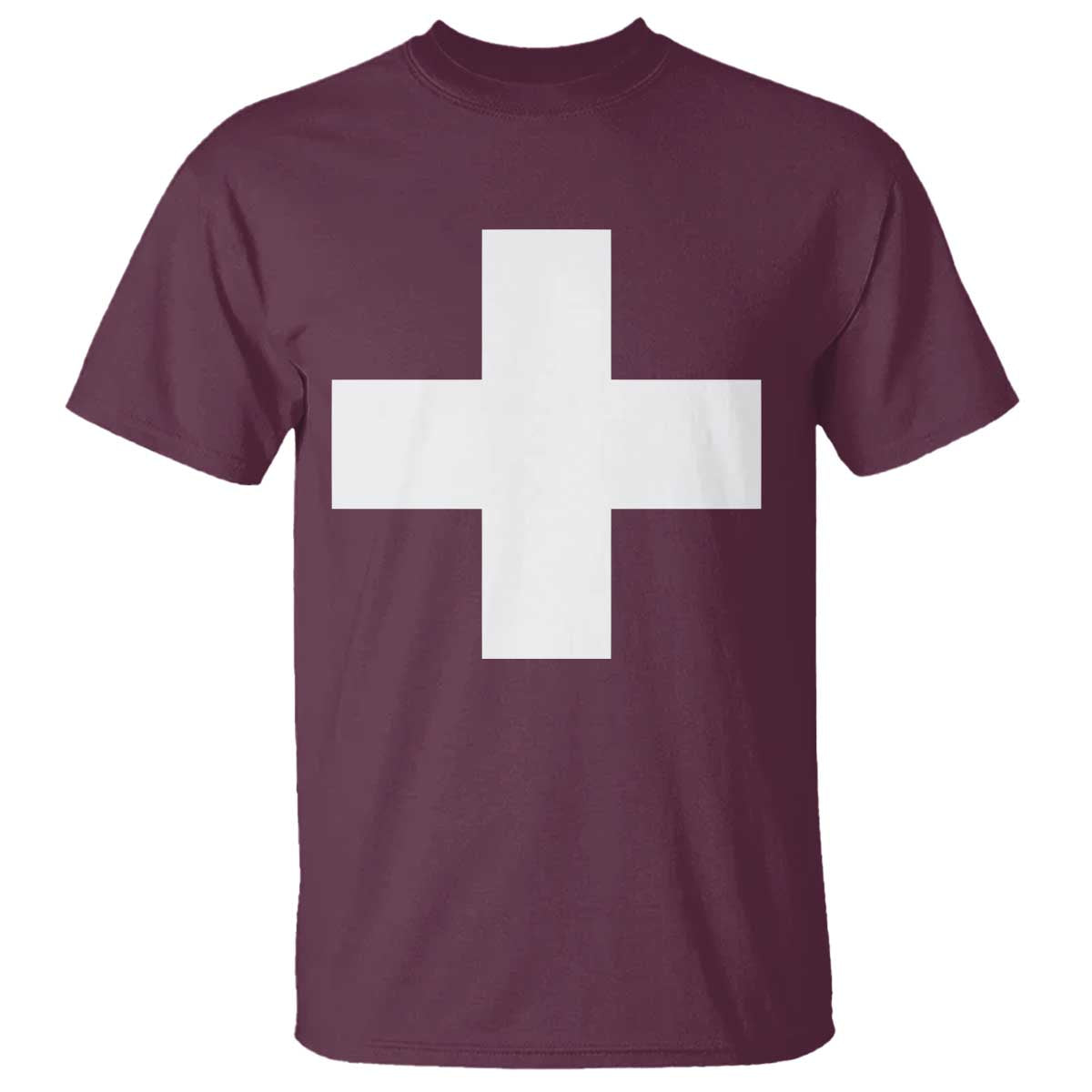 Swiss Vintage Cross Flag Switzerland T Shirt