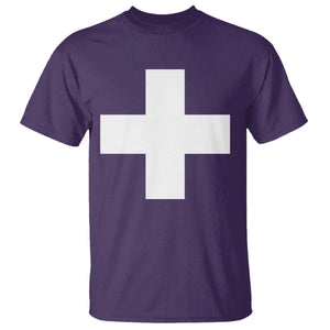 Swiss Vintage Cross Flag Switzerland T Shirt