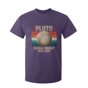 Pluto Never Forget 1930-2006 Planet T Shirt For Kid Funny Vintage Retro Astronomy Space TS10 Purple Print Your Wear