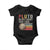 Never Forget Pluto Baby Onesie Retro Style Funny Space Science TS10 Black Print Your Wear