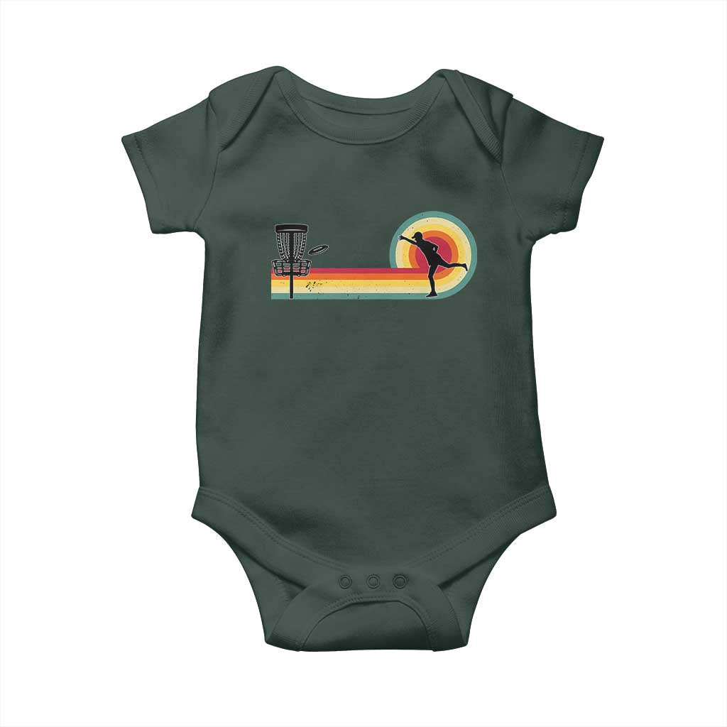 Disc Golf Retro Baby Onesie Vintage Frisbee Golf Player TS10 Print Your Wear