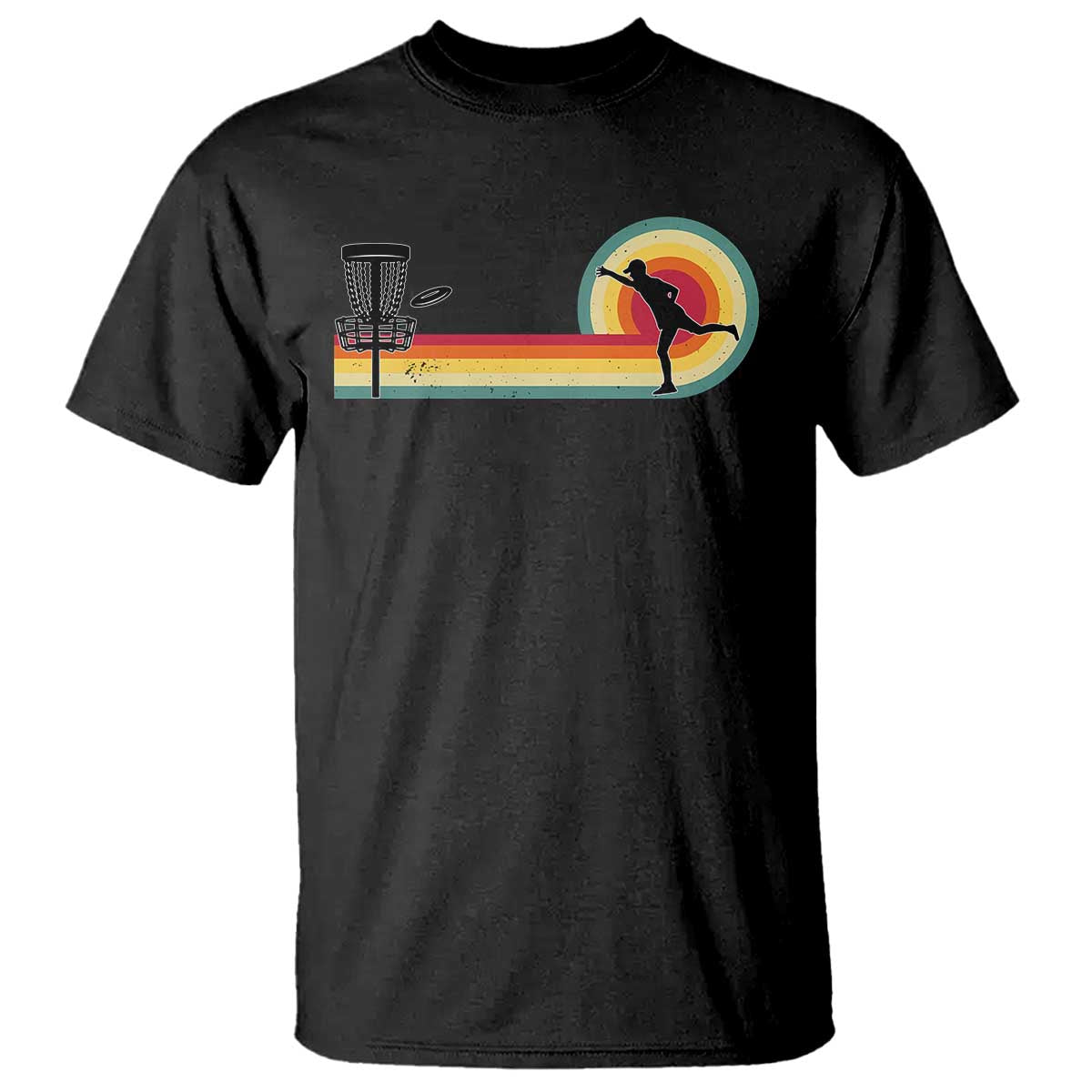 Disc Golf Retro T Shirt Vintage Frisbee Golf Player TS10 Black Print Your Wear