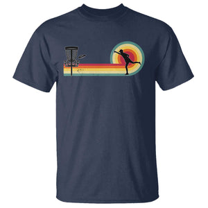 Disc Golf Retro T Shirt Vintage Frisbee Golf Player TS10 Navy Print Your Wear