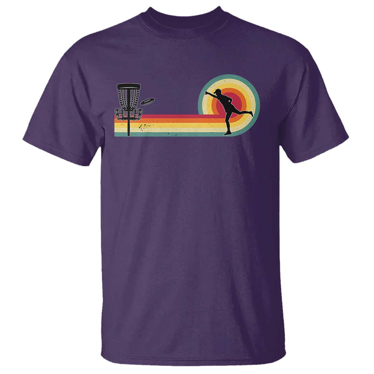 Disc Golf Retro T Shirt Vintage Frisbee Golf Player TS10 Purple Print Your Wear