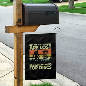 Funny Disc Golf Bigfoot Garden Flag Vintage Sasquatch Sports Golfer Dad Frisbee TS10 Print Your Wear