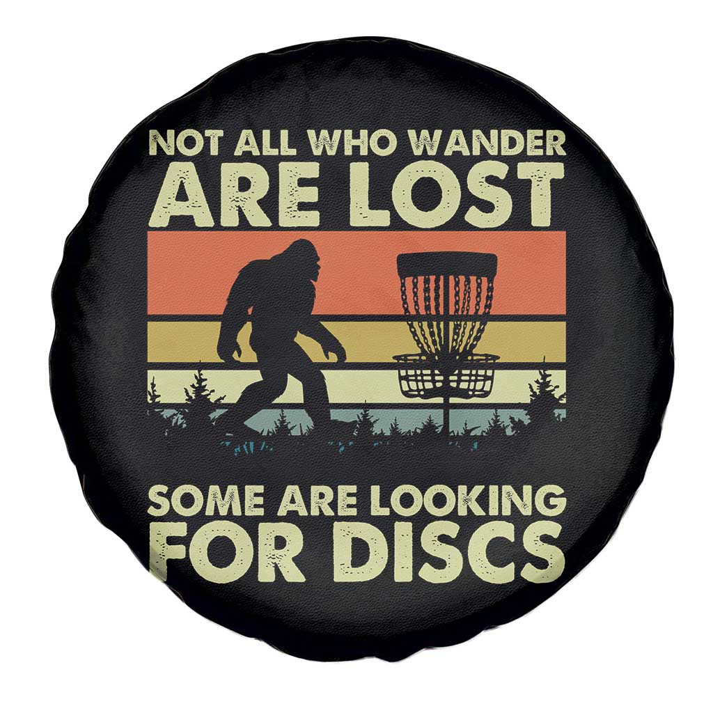 Funny Disc Golf Bigfoot Spare Tire Cover Vintage Sasquatch Sports Golfer Dad Frisbee TS10 Print Your Wear