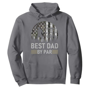 Disc Golf Best Dad By Par Hoodie Funny Sports Golfer Frisbee Camo American Flag TS10 Charcoal Print Your Wear