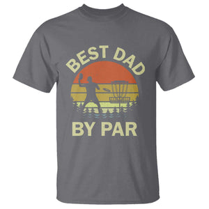 Best Dad By Par Disc Golf T Shirt American Camouflage FlaG TS10 Charcoal Print Your Wear
