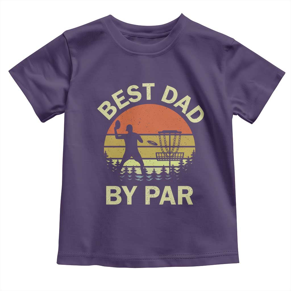 Best Dad By Par Disc Golf Toddler T Shirt American Camouflage FlaG TS10 Purple Print Your Wear