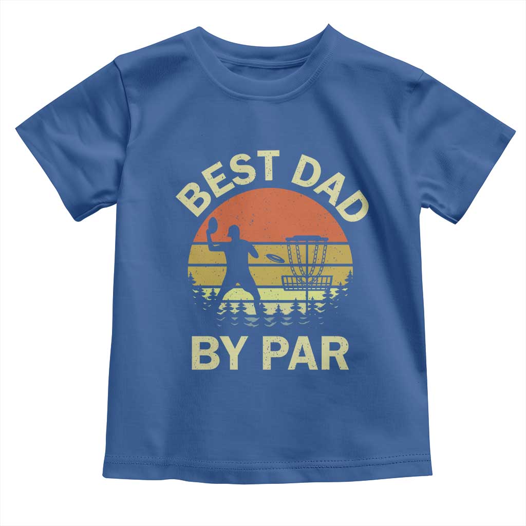 Best Dad By Par Disc Golf Toddler T Shirt American Camouflage FlaG TS10 Royal Blue Print Your Wear