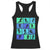 Skiing Racerback Tank Top for Skiers Wintersport Ski Snowboard TS10 Black Print Your Wear