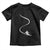 Skiing Toddler T Shirt Skier With Tracks In Deep Powder Snow Freeride Gift TS10 Black Print Your Wear