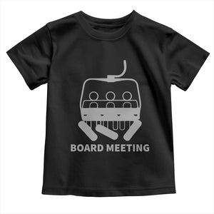 Funny Skiing Toddler T Shirt Snowboard Meeting Gift TS10 Black Print Your Wear