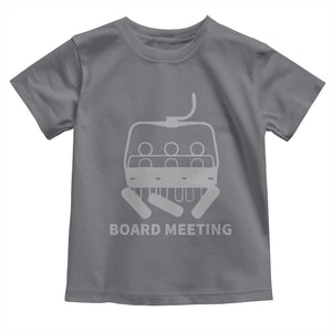 Funny Skiing Toddler T Shirt Snowboard Meeting Gift TS10 Charcoal Print Your Wear