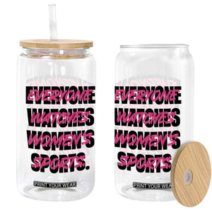 Womens Sports Glass Can Feminist Body Positivity Inclusive Equality TS10 Print Your Wear