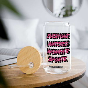 Womens Sports Glass Can Feminist Body Positivity Inclusive Equality TS10 Print Your Wear