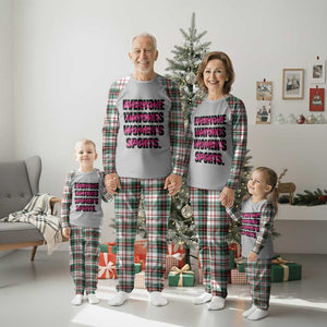 Womens Sports Plaid Pajama Set Feminist Body Positivity Inclusive Equality TS10 Christmas Plaid Print Your Wear