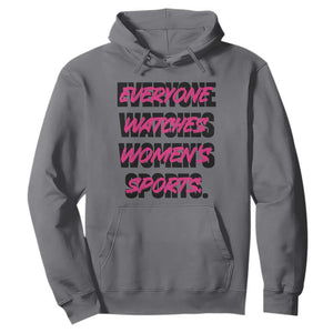 Womens Sports Hoodie Feminist Body Positivity Inclusive Equality TS10 Charcoal Print Your Wear