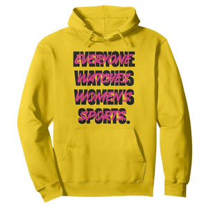 Womens Sports Hoodie Feminist Body Positivity Inclusive Equality TS10 Daisy Print Your Wear