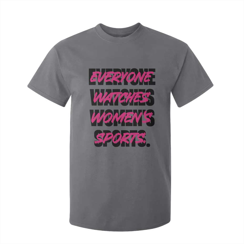 Womens Sports T Shirt For Kid Feminist Body Positivity Inclusive Equality TS10 Charcoal Print Your Wear