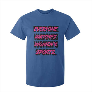 Womens Sports T Shirt For Kid Feminist Body Positivity Inclusive Equality TS10 Royal Blue Print Your Wear