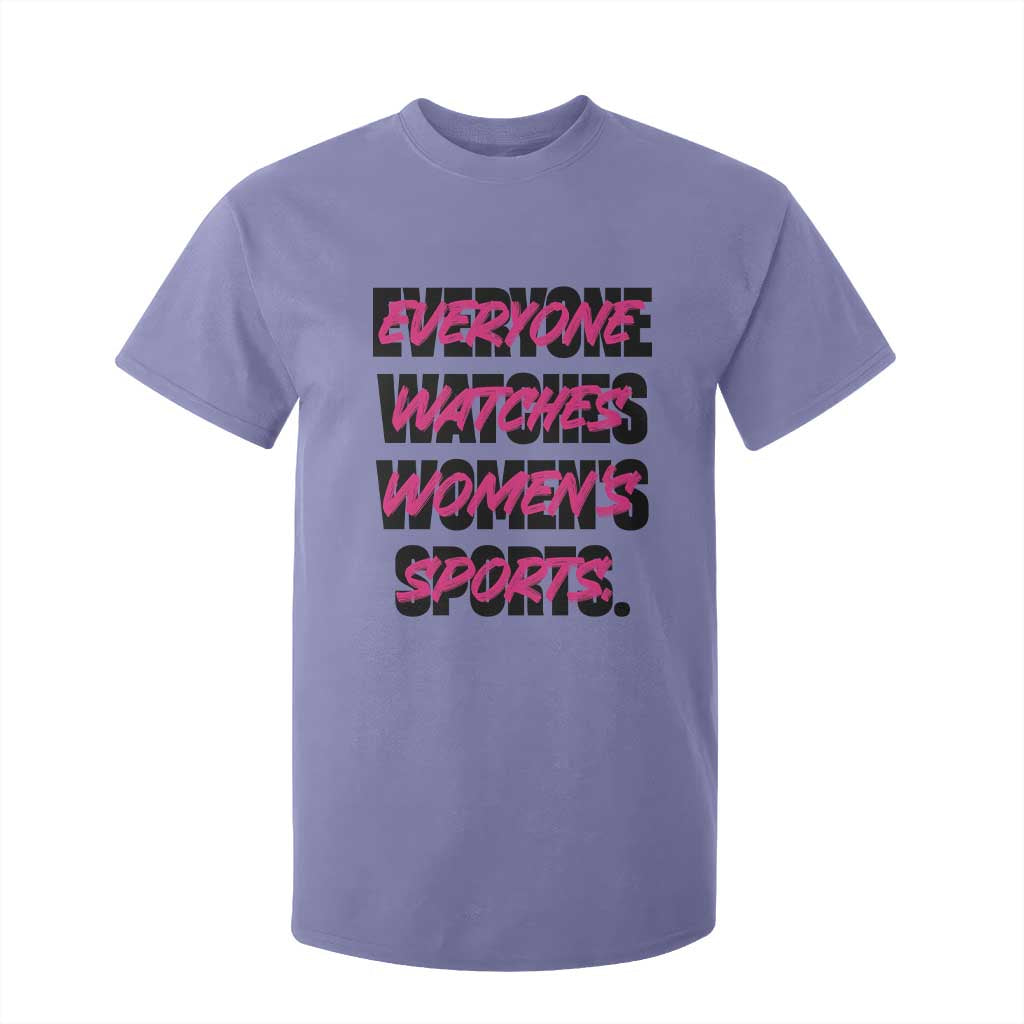 Womens Sports T Shirt For Kid Feminist Body Positivity Inclusive Equality TS10 Violet Print Your Wear