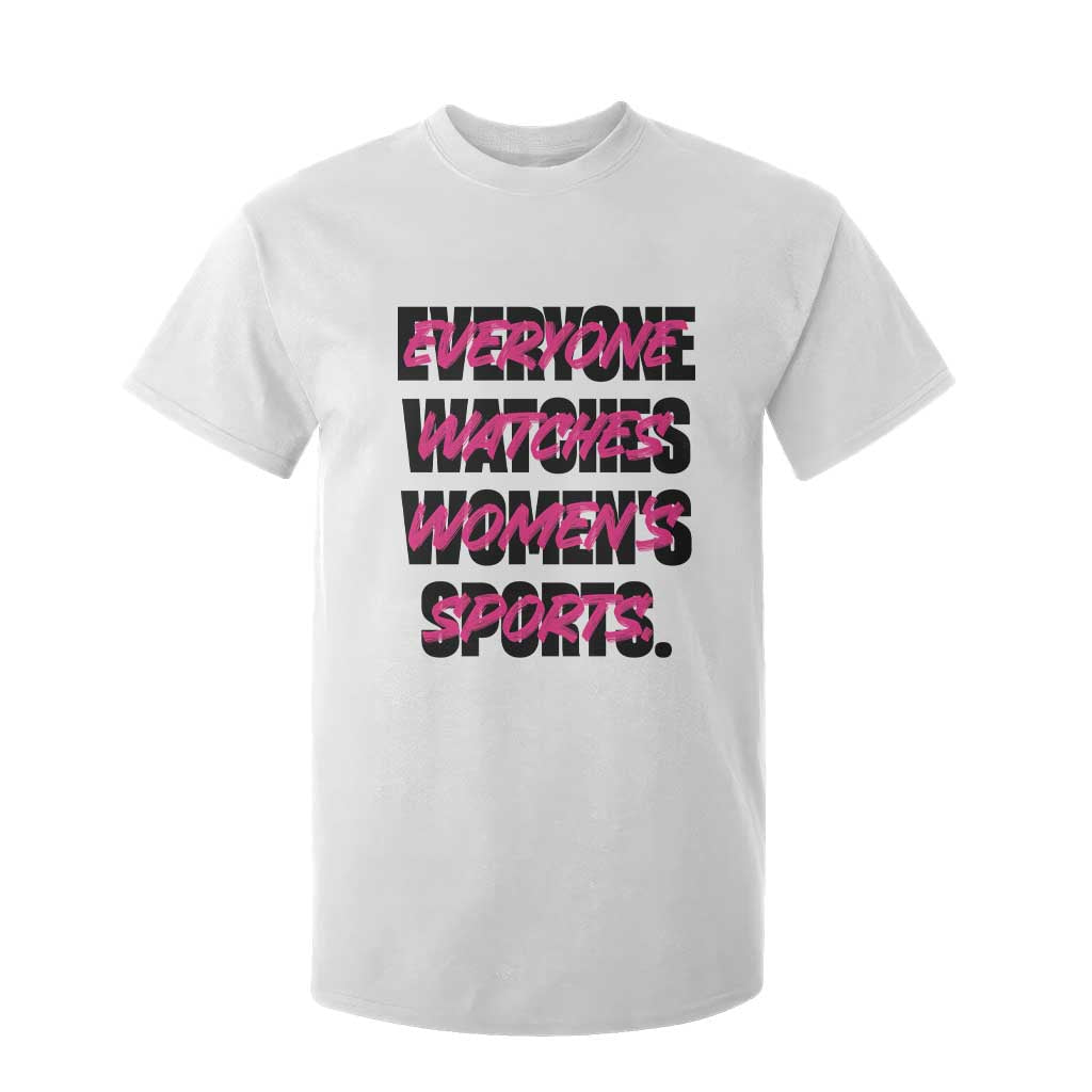 Womens Sports T Shirt For Kid Feminist Body Positivity Inclusive Equality TS10 White Print Your Wear
