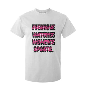 Womens Sports T Shirt For Kid Feminist Body Positivity Inclusive Equality TS10 White Print Your Wear