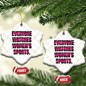 Womens Sports Ceramic Ornament Feminist Body Positivity Inclusive Equality TS10 Print Your Wear