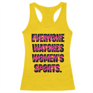 Womens Sports Racerback Tank Top Feminist Body Positivity Inclusive Equality TS10 Daisy Print Your Wear