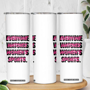 Womens Sports Skinny Tumbler Feminist Body Positivity Inclusive Equality TS10 Print Your Wear
