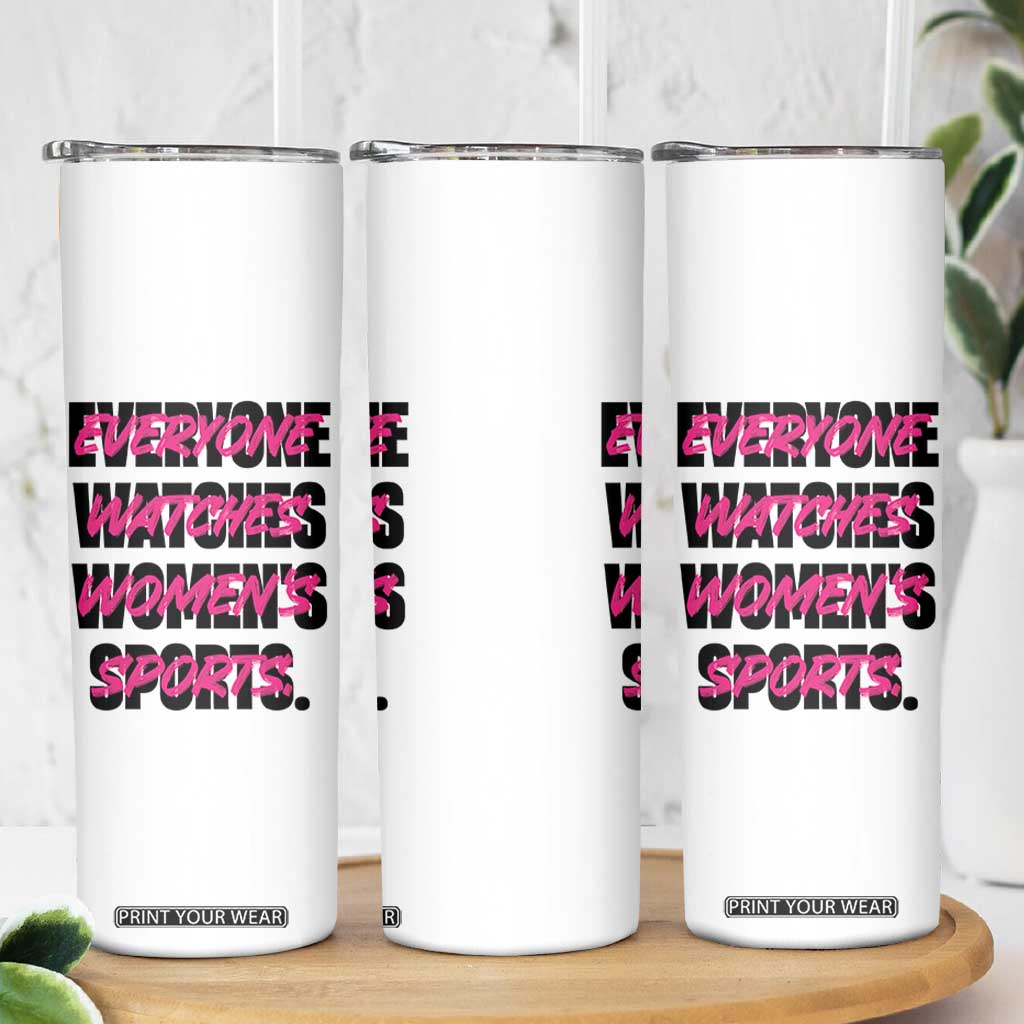 Womens Sports Skinny Tumbler Feminist Body Positivity Inclusive Equality TS10 Print Your Wear