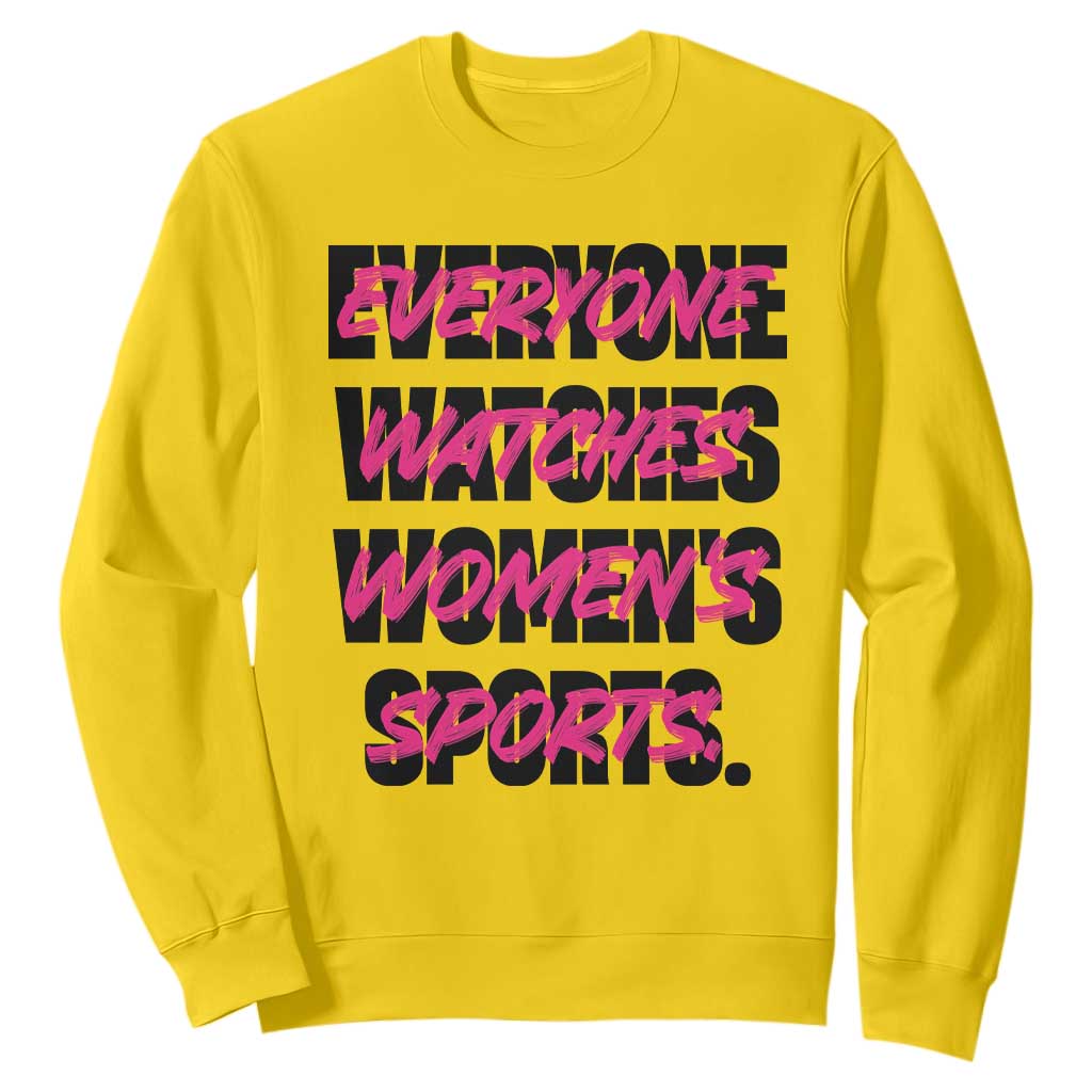 Womens Sports Sweatshirt Feminist Body Positivity Inclusive Equality TS10 Daisy Print Your Wear