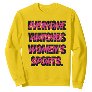 Womens Sports Sweatshirt Feminist Body Positivity Inclusive Equality TS10 Daisy Print Your Wear