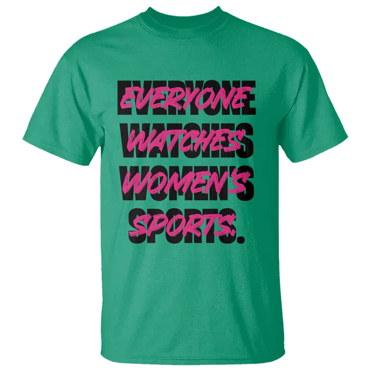 Womens Sports T Shirt Feminist Body Positivity Inclusive Equality TS10 Irish Green Print Your Wear