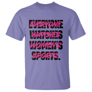 Womens Sports T Shirt Feminist Body Positivity Inclusive Equality TS10 Violet Print Your Wear