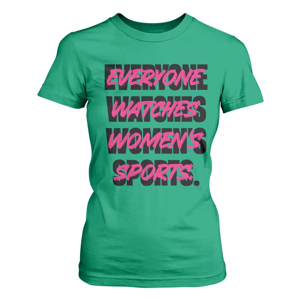 Womens Sports T Shirt For Women Feminist Body Positivity Inclusive Equality TS10 Irish Green Print Your Wear