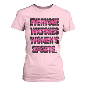 Womens Sports T Shirt For Women Feminist Body Positivity Inclusive Equality TS10 Light Pink Print Your Wear