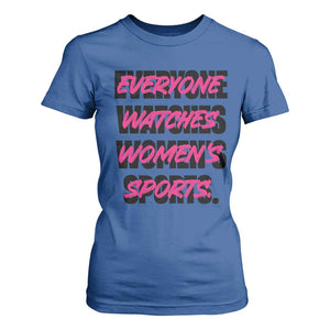 Womens Sports T Shirt For Women Feminist Body Positivity Inclusive Equality TS10 Royal Blue Print Your Wear