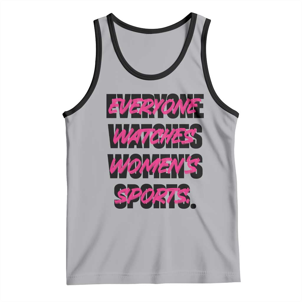 Womens Sports Tank Top Feminist Body Positivity Inclusive Equality TS10 Athletic Heather Black Print Your Wear