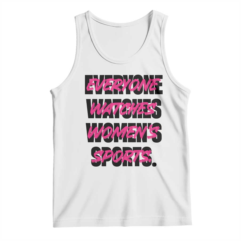 Womens Sports Tank Top Feminist Body Positivity Inclusive Equality TS10 White Print Your Wear