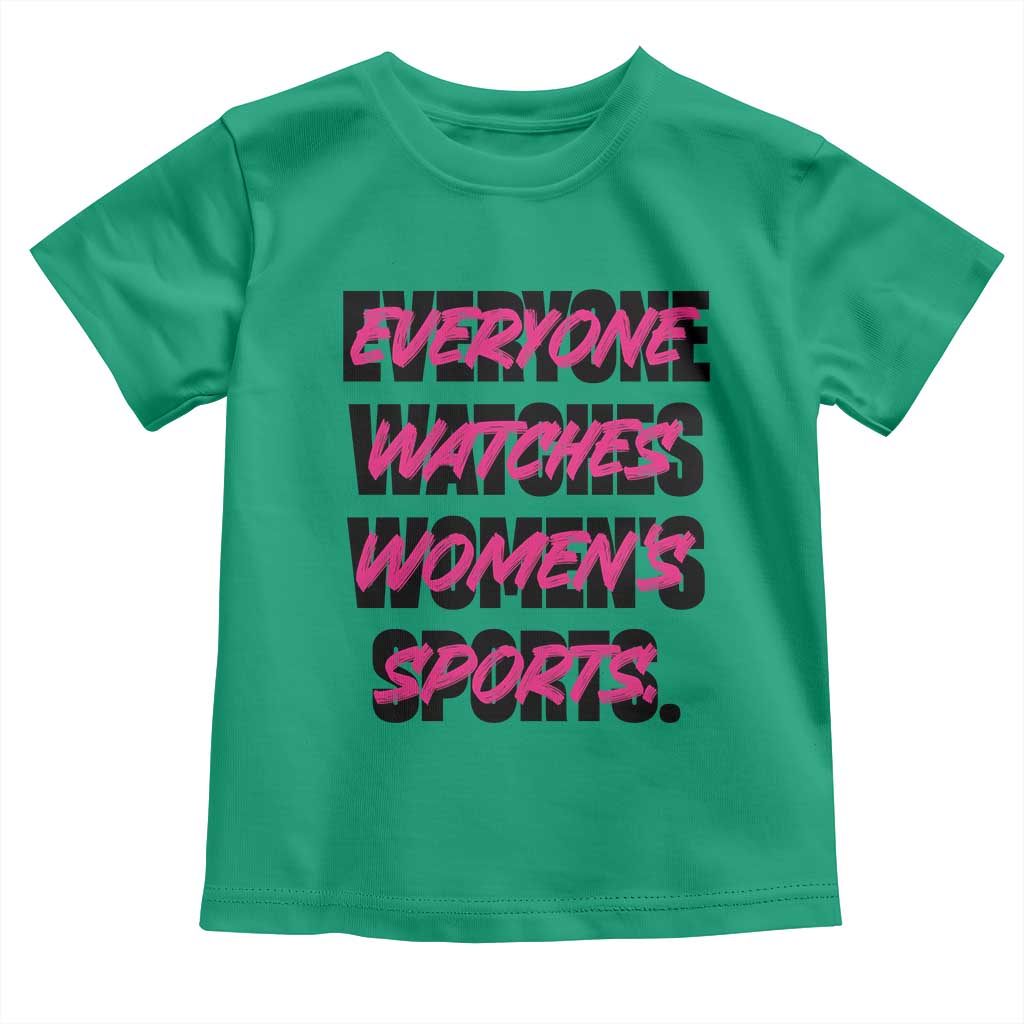 Womens Sports Toddler T Shirt Feminist Body Positivity Inclusive Equality TS10 Irish Green Print Your Wear