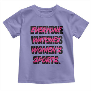 Womens Sports Toddler T Shirt Feminist Body Positivity Inclusive Equality TS10 Violet Print Your Wear