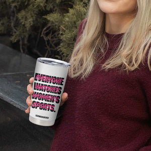 Womens Sports Tumbler Cup Feminist Body Positivity Inclusive Equality TS10 Print Your Wear