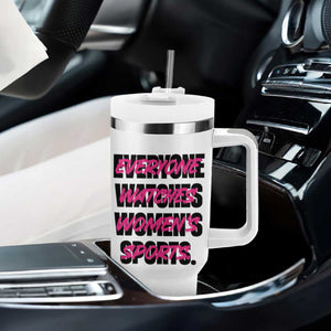 Womens Sports Tumbler With Handle Feminist Body Positivity Inclusive Equality TS10 Print Your Wear