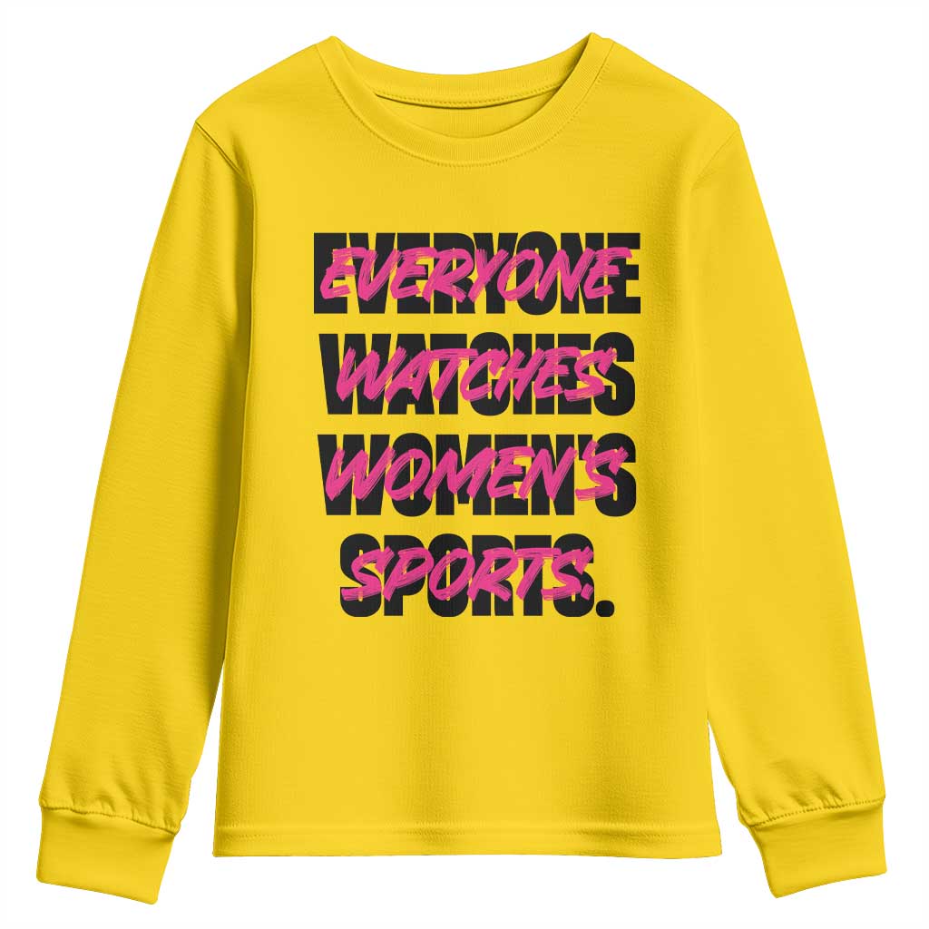 Womens Sports Youth Sweatshirt Feminist Body Positivity Inclusive Equality TS10 Daisy Print Your Wear