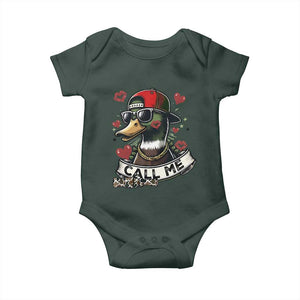 Valentine Mallard Duck Baby Onesie Camo Hunting Valentines Day Gift For Her TS10 Print Your Wear